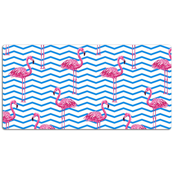 Stort skrivbordsunderlägg Flamingos