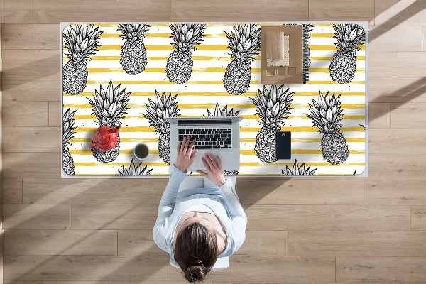 Stort skrivbordsunderlägg Ananas