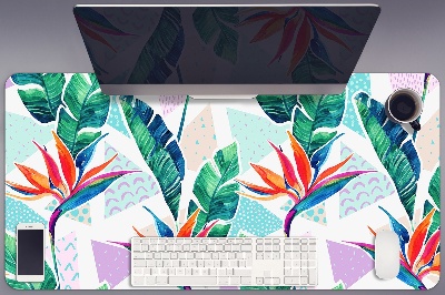 Stort skrivbordsunderlägg Tropisk flora