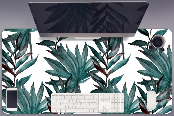 Stort skrivbordsunderlägg Tropisk illustration