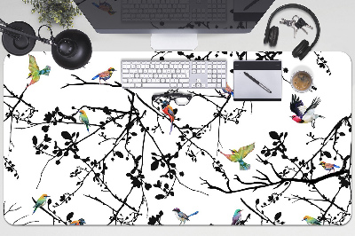 Skrivbordsunderlägg Fåglar och grenar