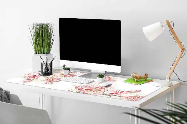 Skrivbordsunderlägg körsbärsblommor
