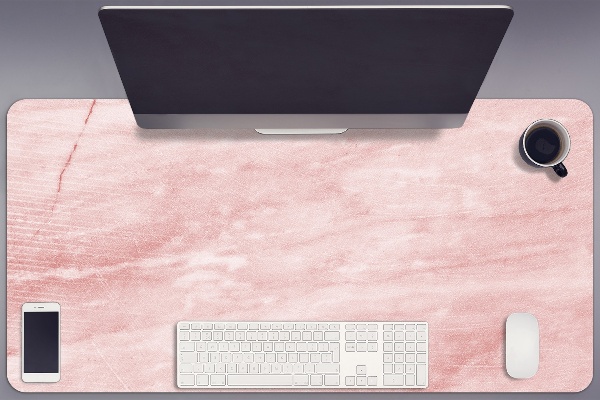 Skrivbordsmatta Rosa konsistens