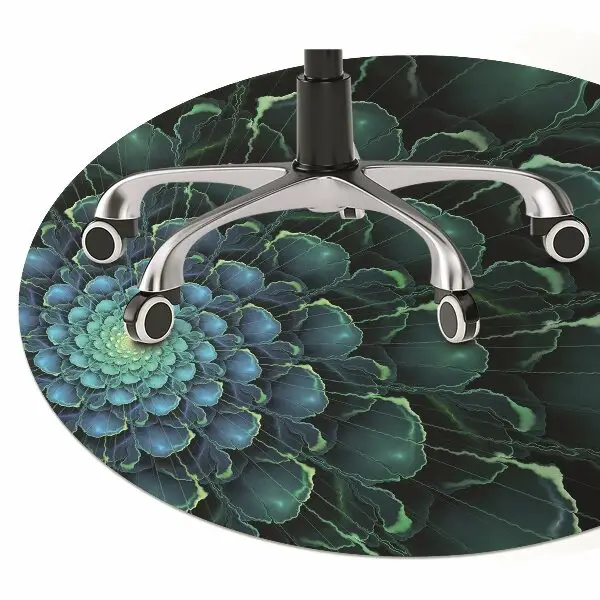Golvskydd kontorsstol Grönblomma