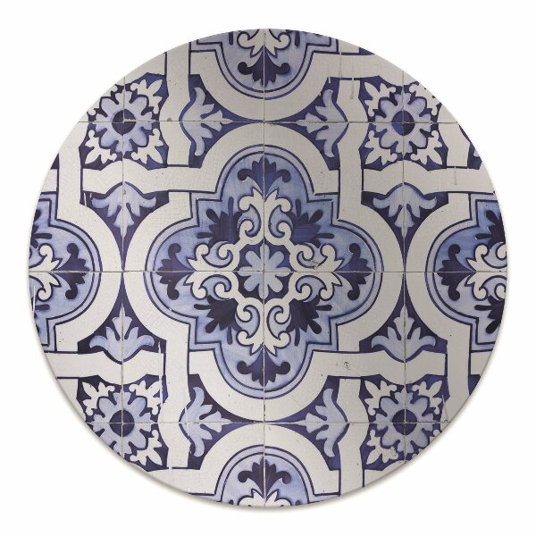 Golvskydd kontorsstol Blåplattor