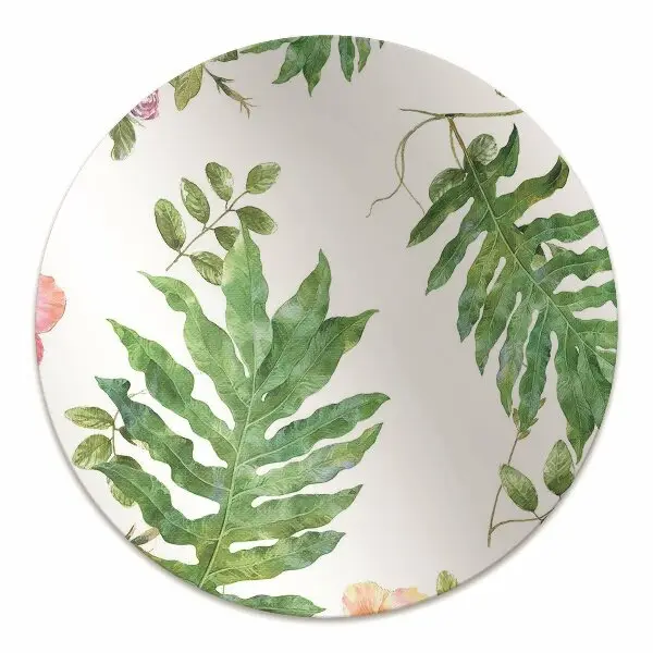 Golvskydd kontorsstol Blad och blommor