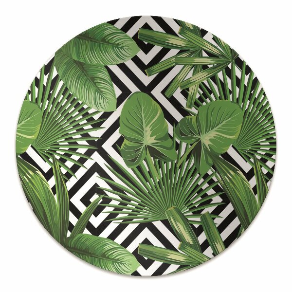Golvskydd kontorsstol Geometriska blad