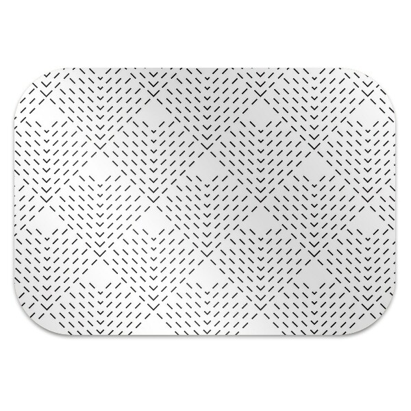 Golvskydd kontorsstol Geometriskt mönster