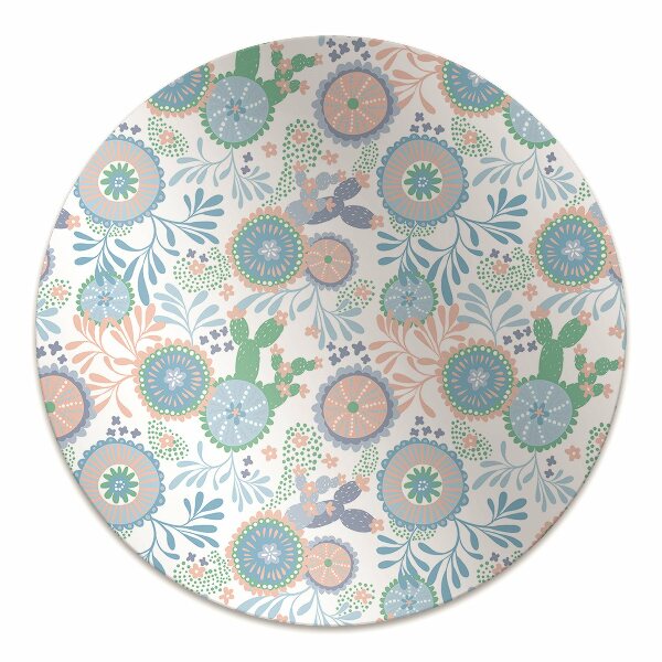 Golvskydd kontorsstol Vintage blommor