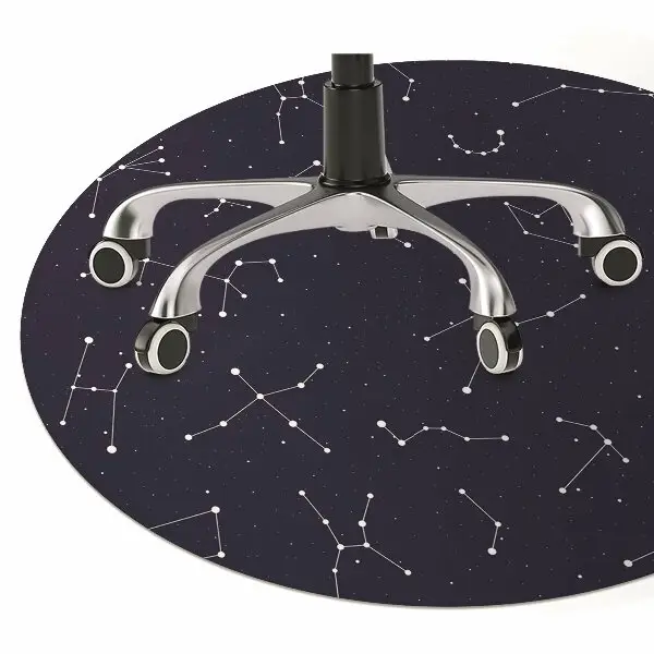 Matta under kontorsstol Konstellation