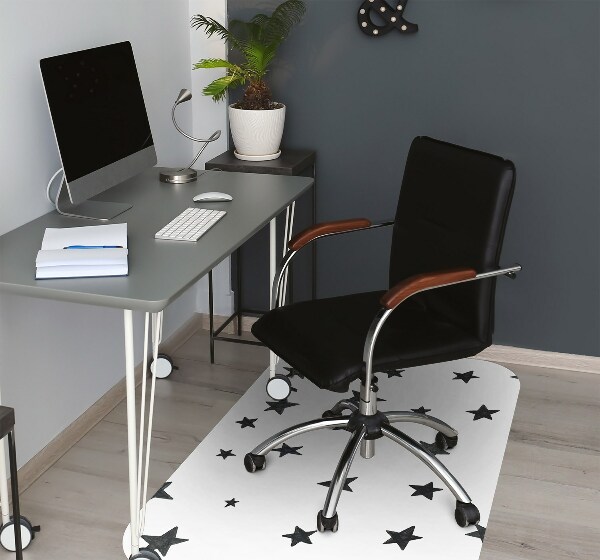 Matta under kontorsstol Stjärnstjärnor