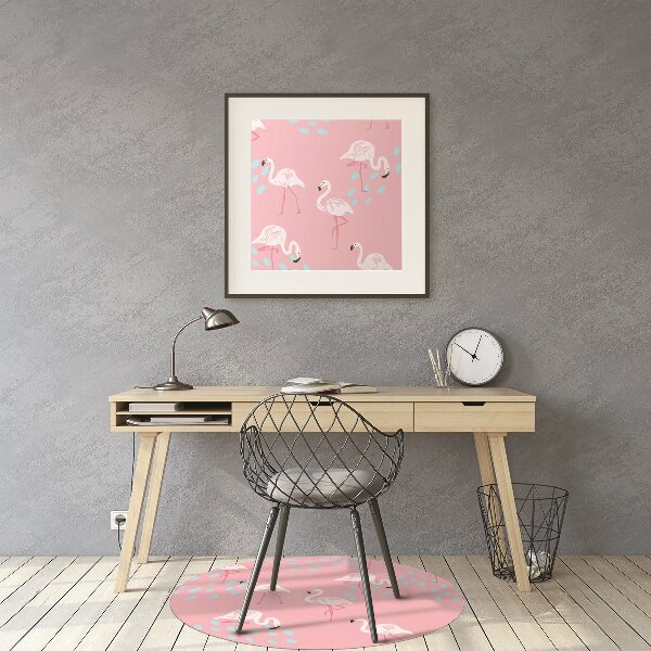 Matta under kontorsstol Flamingos