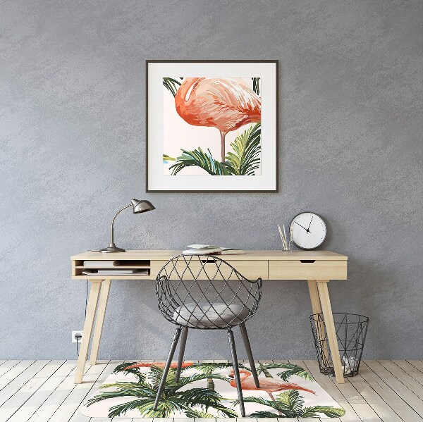 Matta under kontorsstol Flamingos