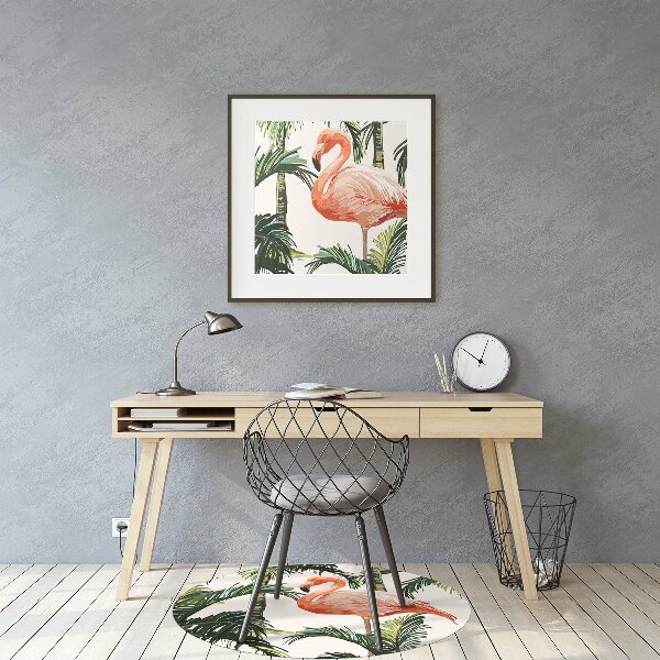 Matta under kontorsstol Flamingos