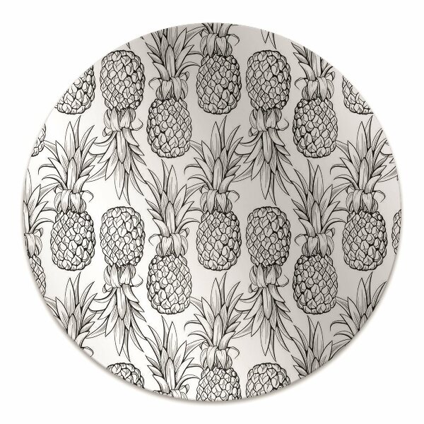 Matta under kontorsstol Ananas