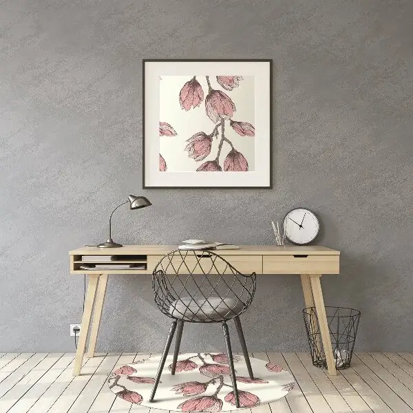 Matta kontorsstol Blomma