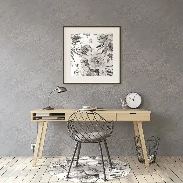 Matta kontorsstol Blombukett