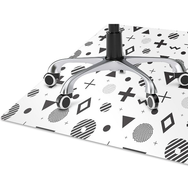 Matta kontorsstol Geometriska mönster