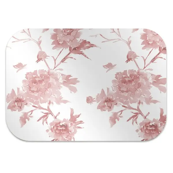 Matta kontorsstol Pastellblommor