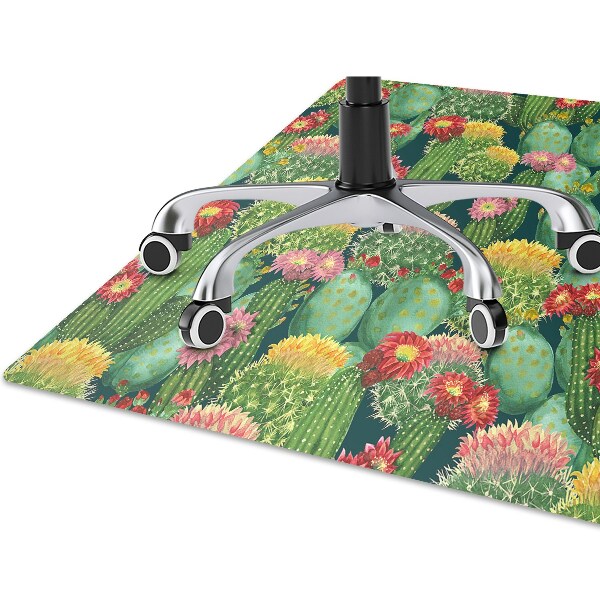 Matta kontorsstol Blommande kaktus