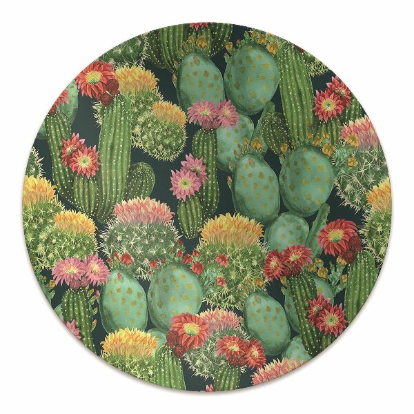 Matta kontorsstol Blommande kaktus