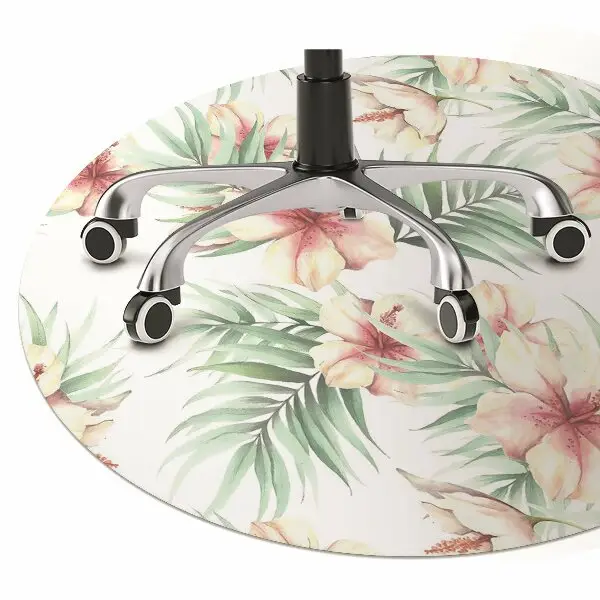 Matta kontorsstol Hawaiian blommor