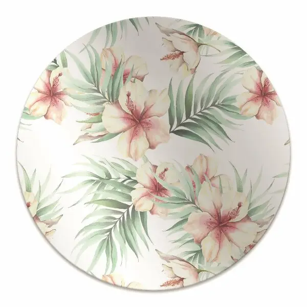 Matta kontorsstol Hawaiian blommor