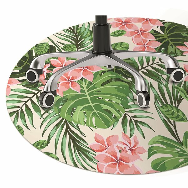 Matta kontorsstol Hawaii blommor