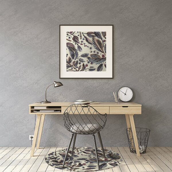 Matta kontorsstol Vintage blad