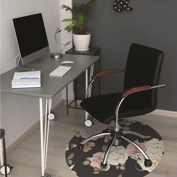 Matta kontorsstol Vintage rosor
