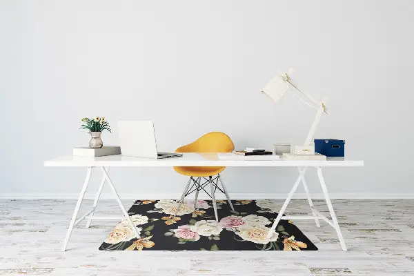 Matta kontorsstol Vintage rosor