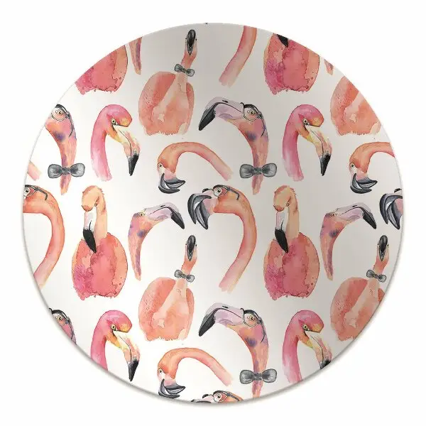 Kontorsstol matta Crazy flamingos