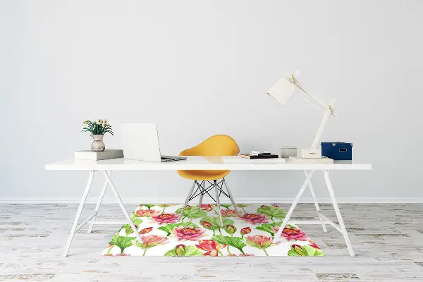 Kontorsstol matta Lotos blomma lämnar