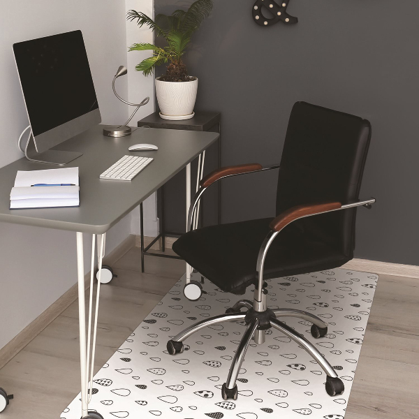 Kontorsstol matta Abstracts droppar