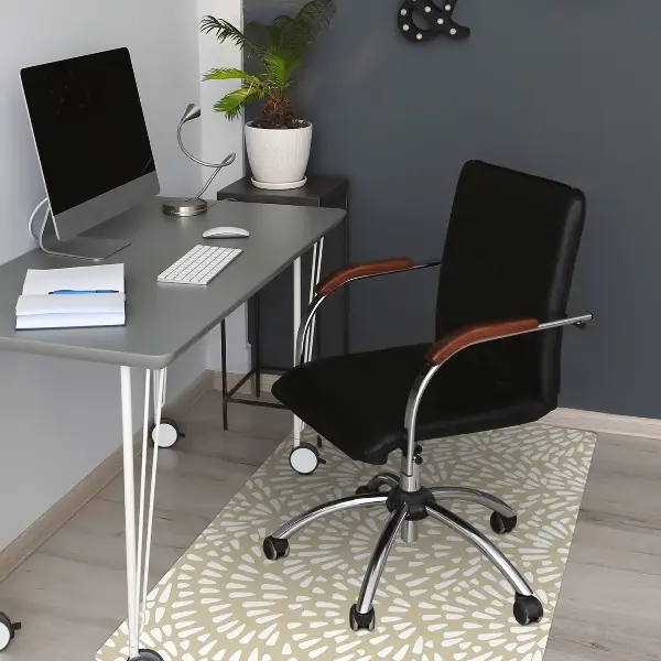 Kontorsstol matta Beige tårar boho