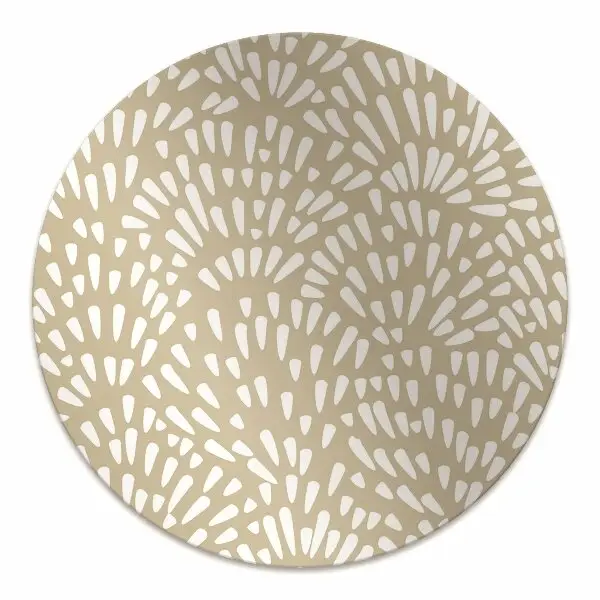 Kontorsstol matta Beige tårar boho