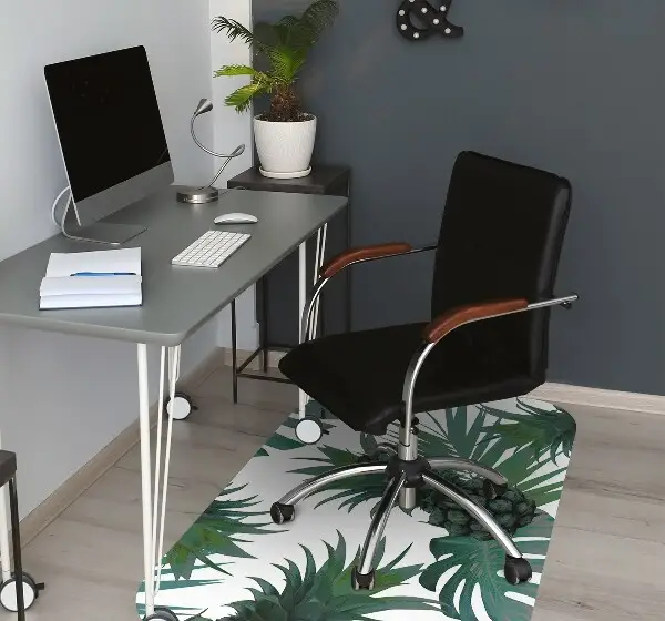 Kontorsstol matta Gröna ananas