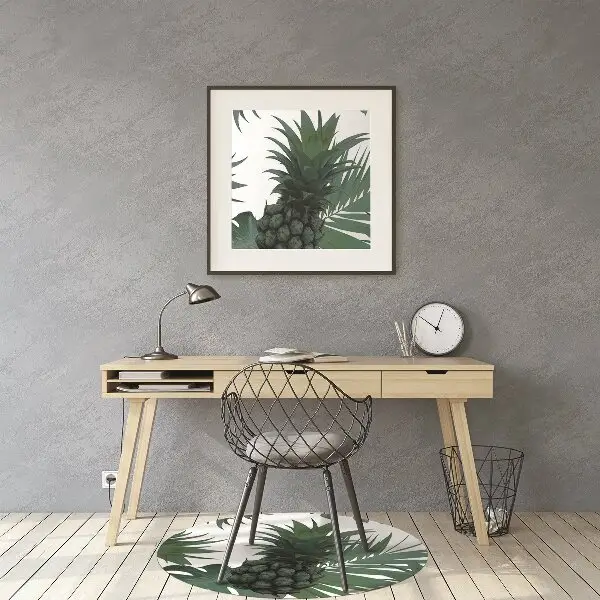 Kontorsstol matta Gröna ananas