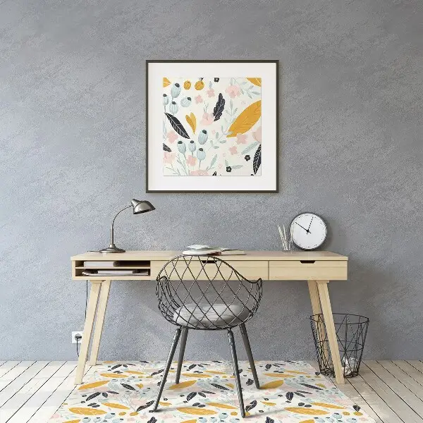 Kontorsstol matta Pastellblad