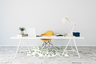 Kontorsstol matta Blommig eukalyptus