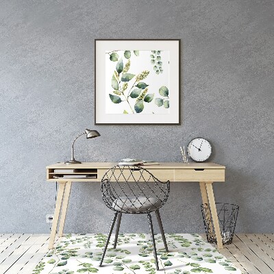 Kontorsstol matta Blommig eukalyptus