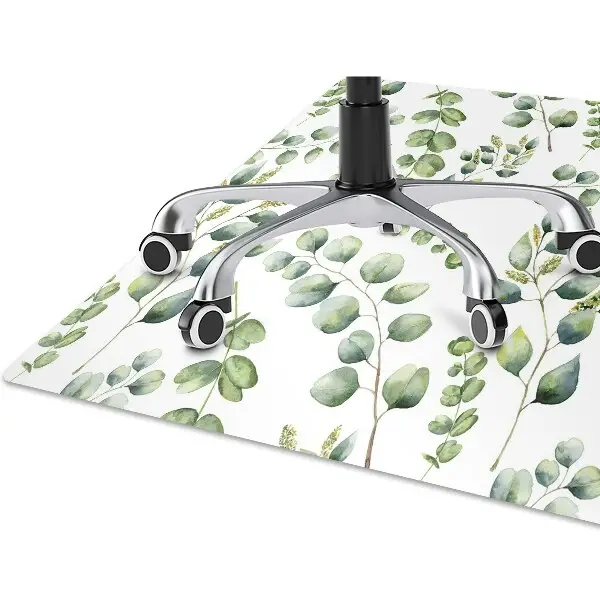 Kontorsstol matta Blommig eukalyptus