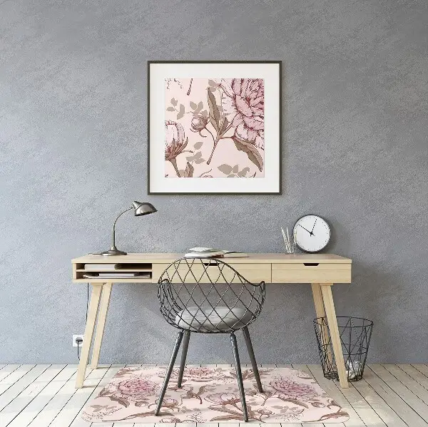 Kontorsstol matta Rosa pioner