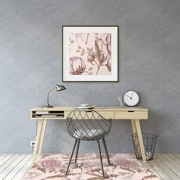Kontorsstol matta Rosa pioner
