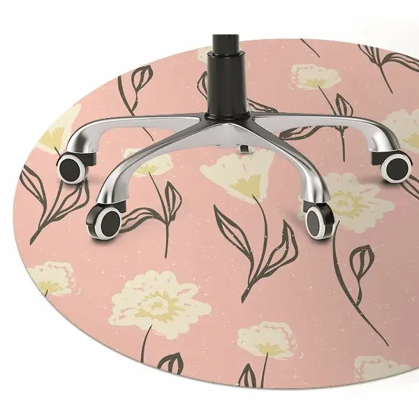 Kontorsstol matta Känsliga blommor