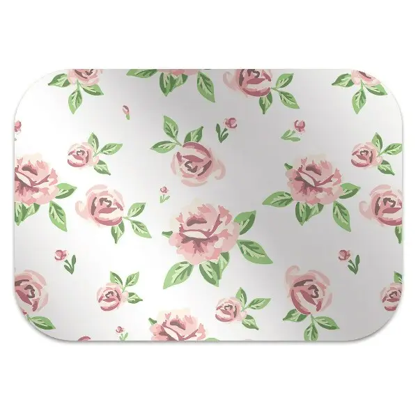 Kontorsstol matta Pastellblommor