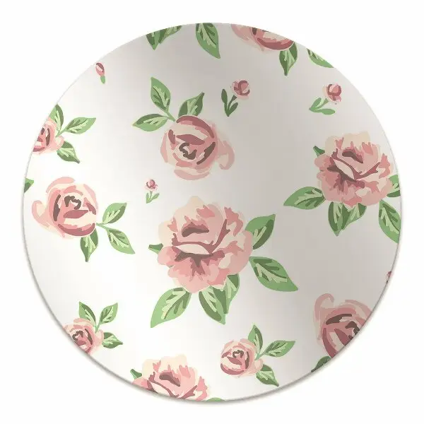 Kontorsstol matta Pastellblommor