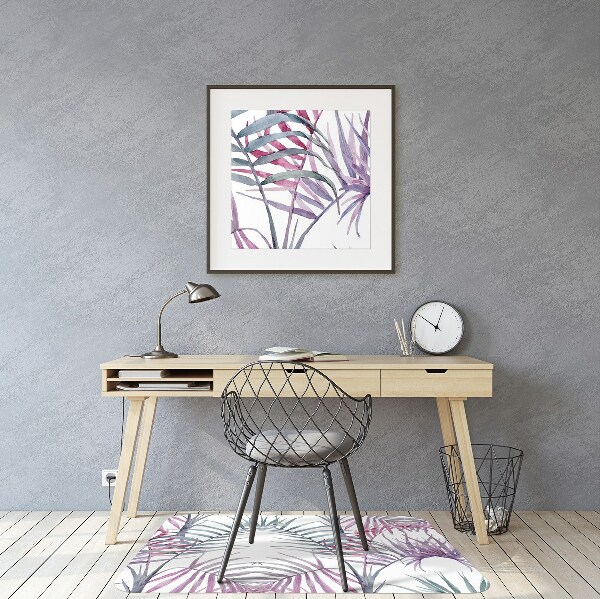 Kontorsstol matta Rosa blad