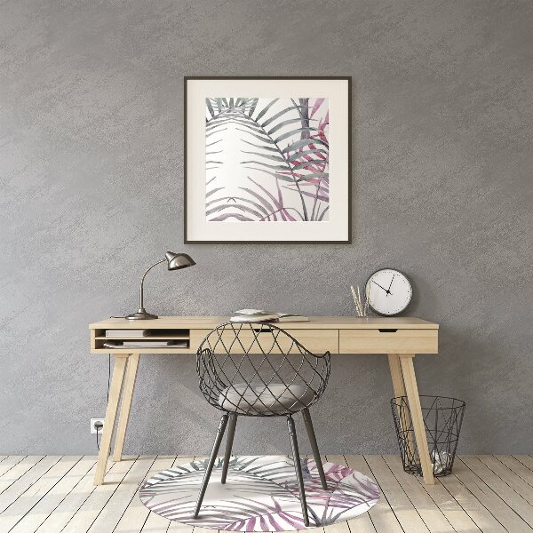 Kontorsstol matta Rosa blad