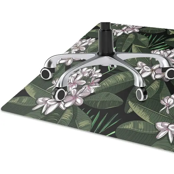 Kontorsstol matta Exotiska blommor